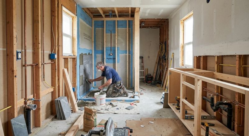 Bathroom Floor Replacement in Alpharetta, GA