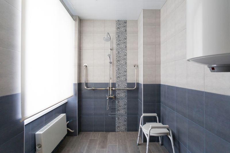 Accessible Shower with Grab Bars